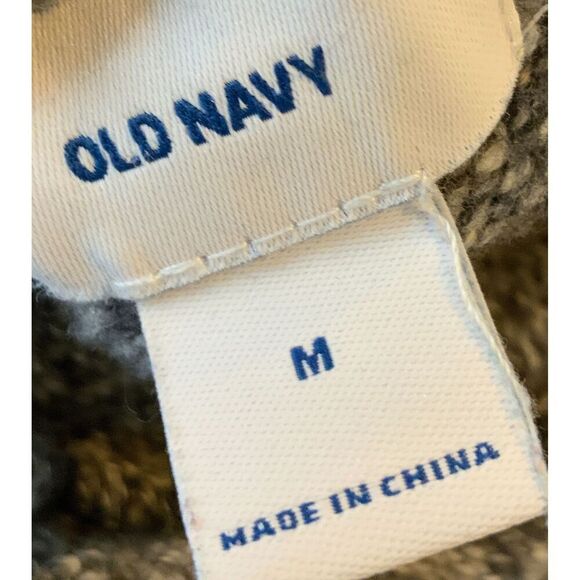 Old Navy Gray Kangaroo Pocket Drawstring Pullover Hoodie Sz Med Normcore Grunge - Picture 11 of 12